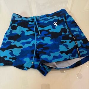 Tucann Blue Camo Swim Trunks